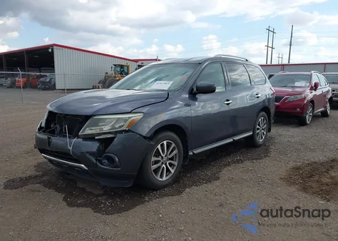 2014 Nissan Pathfinder Sv z USA, uszkodzony, nr VIN 5N1AR2MN1EC686952